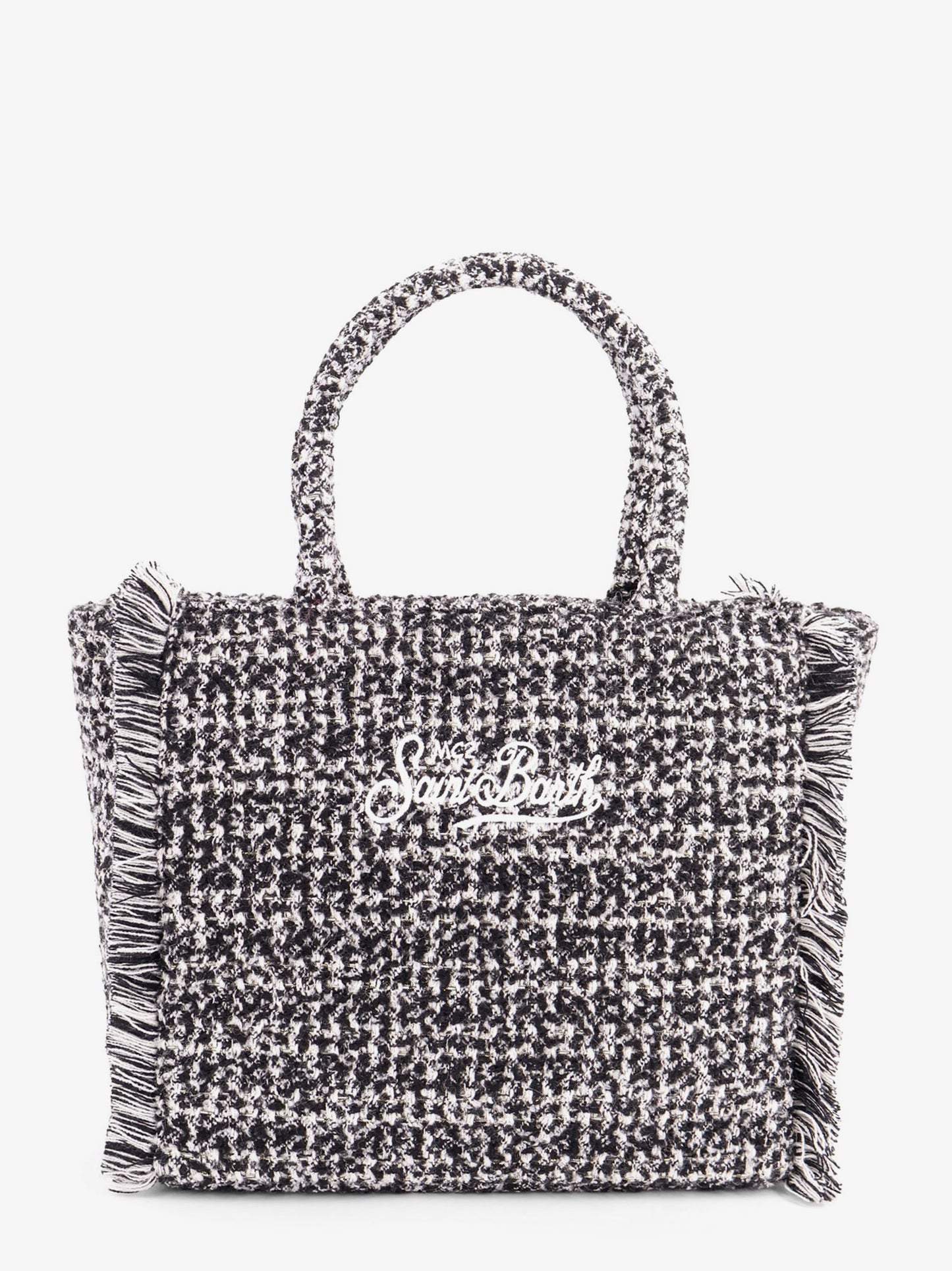 Vanity tweed wool blend shoulder bag