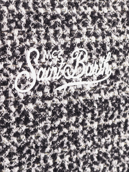 Vanity tweed wool blend shoulder bag thumbnail