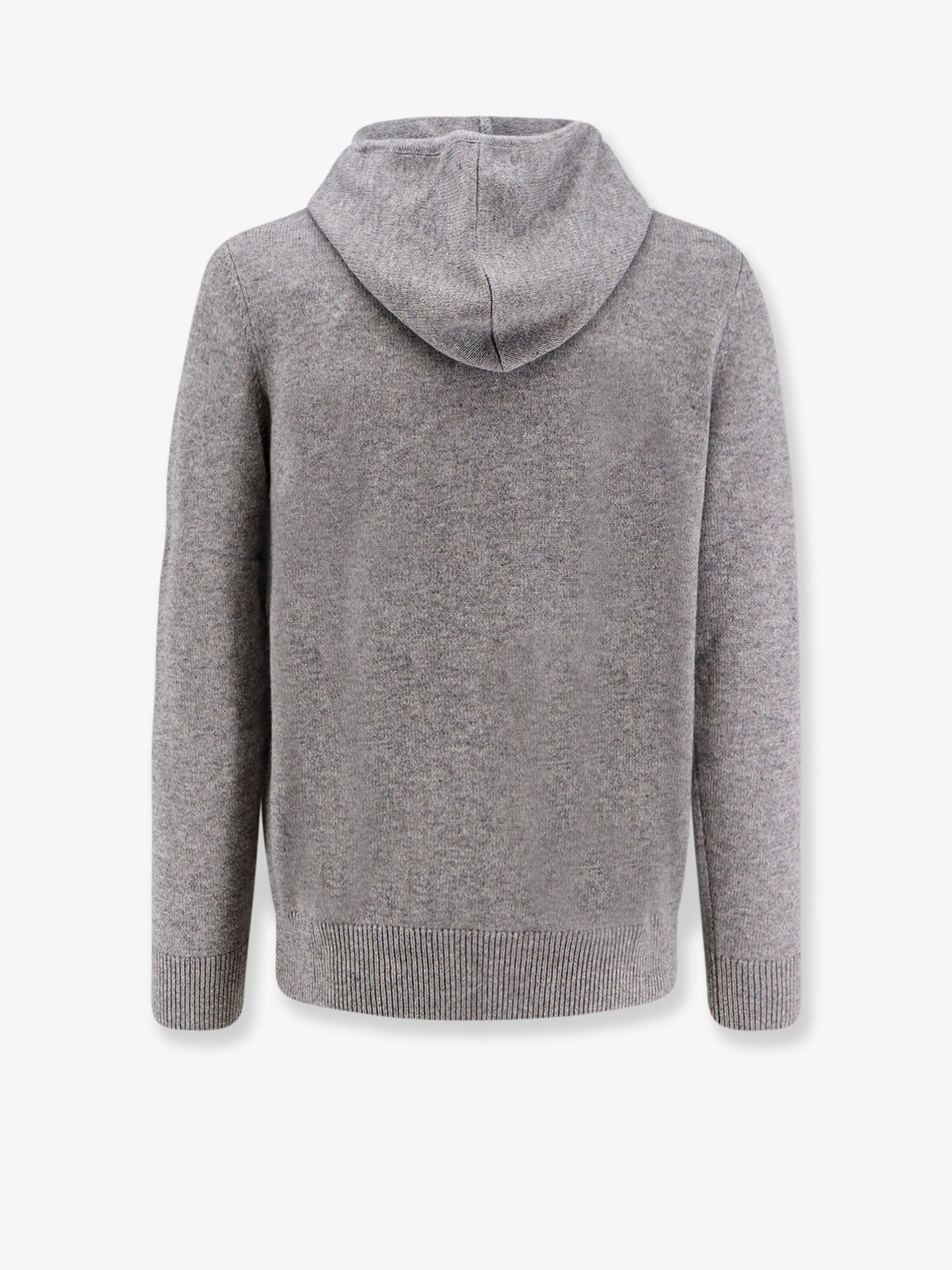 Hooded wool blend sweater