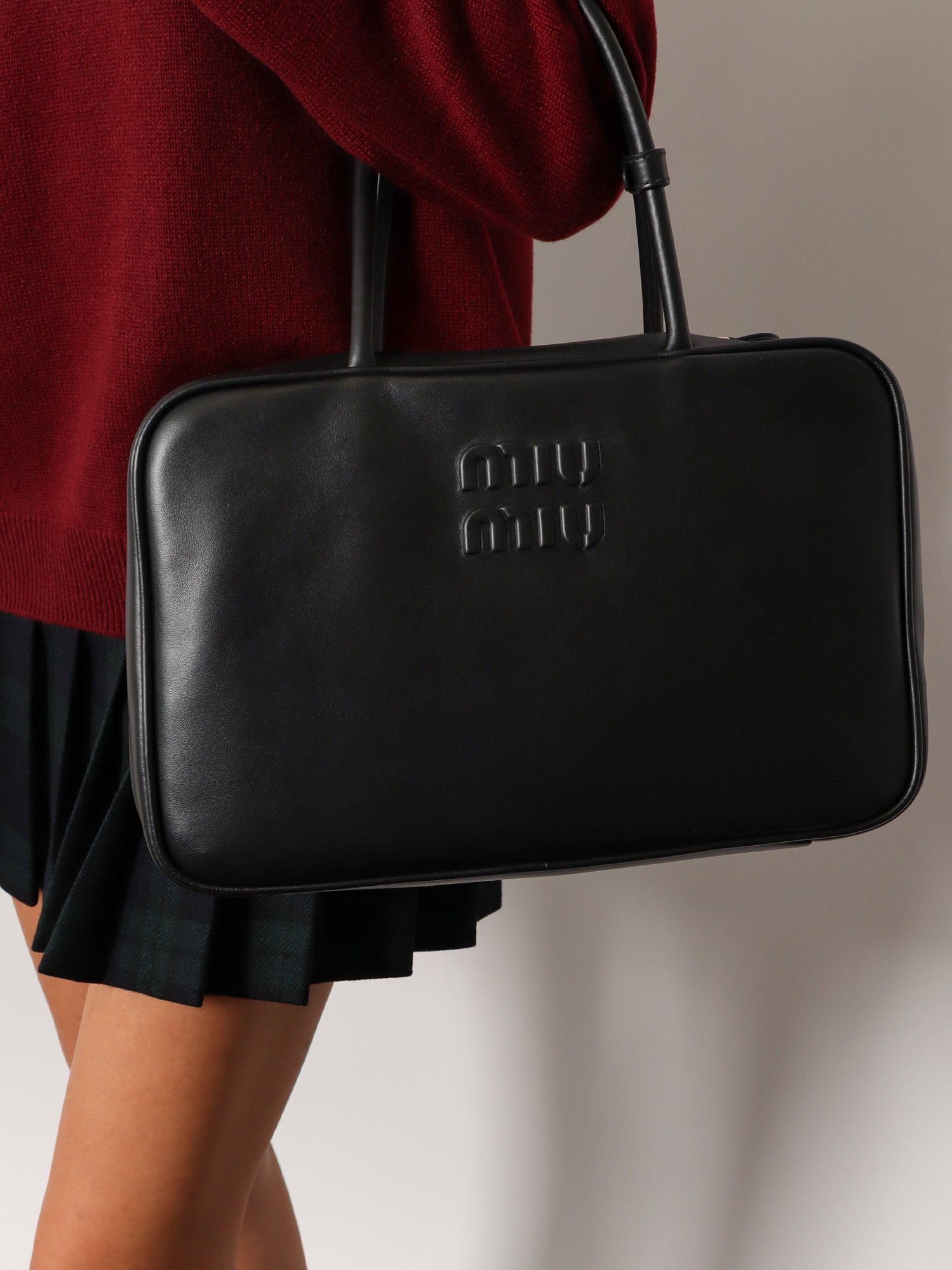 ハンドバッグ MIU MIU Arcadie Softy leather handbag Nero Arcadie Softy leather handbag MIU MIU - Nugnes1920