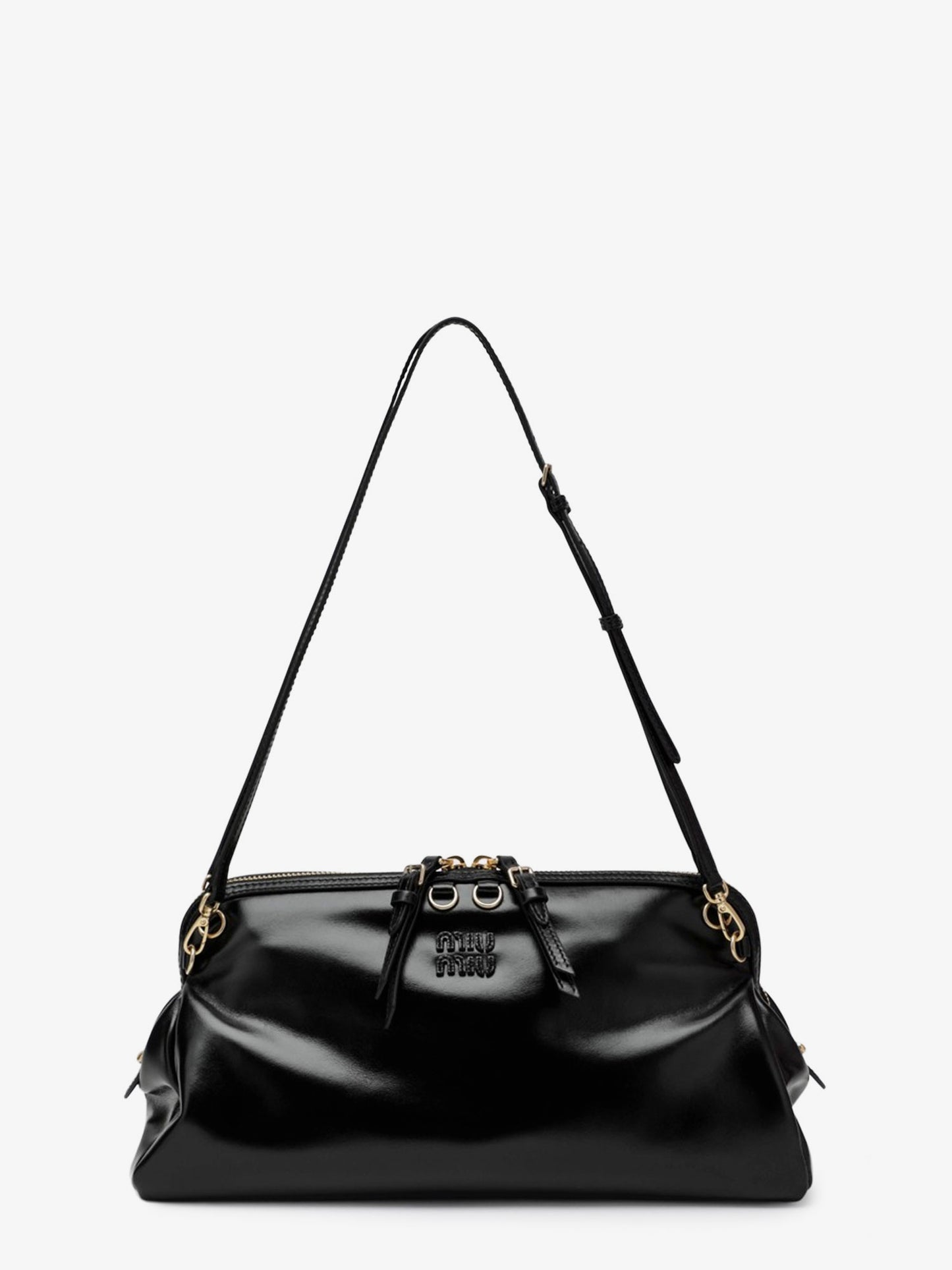 Leather shoulder bag