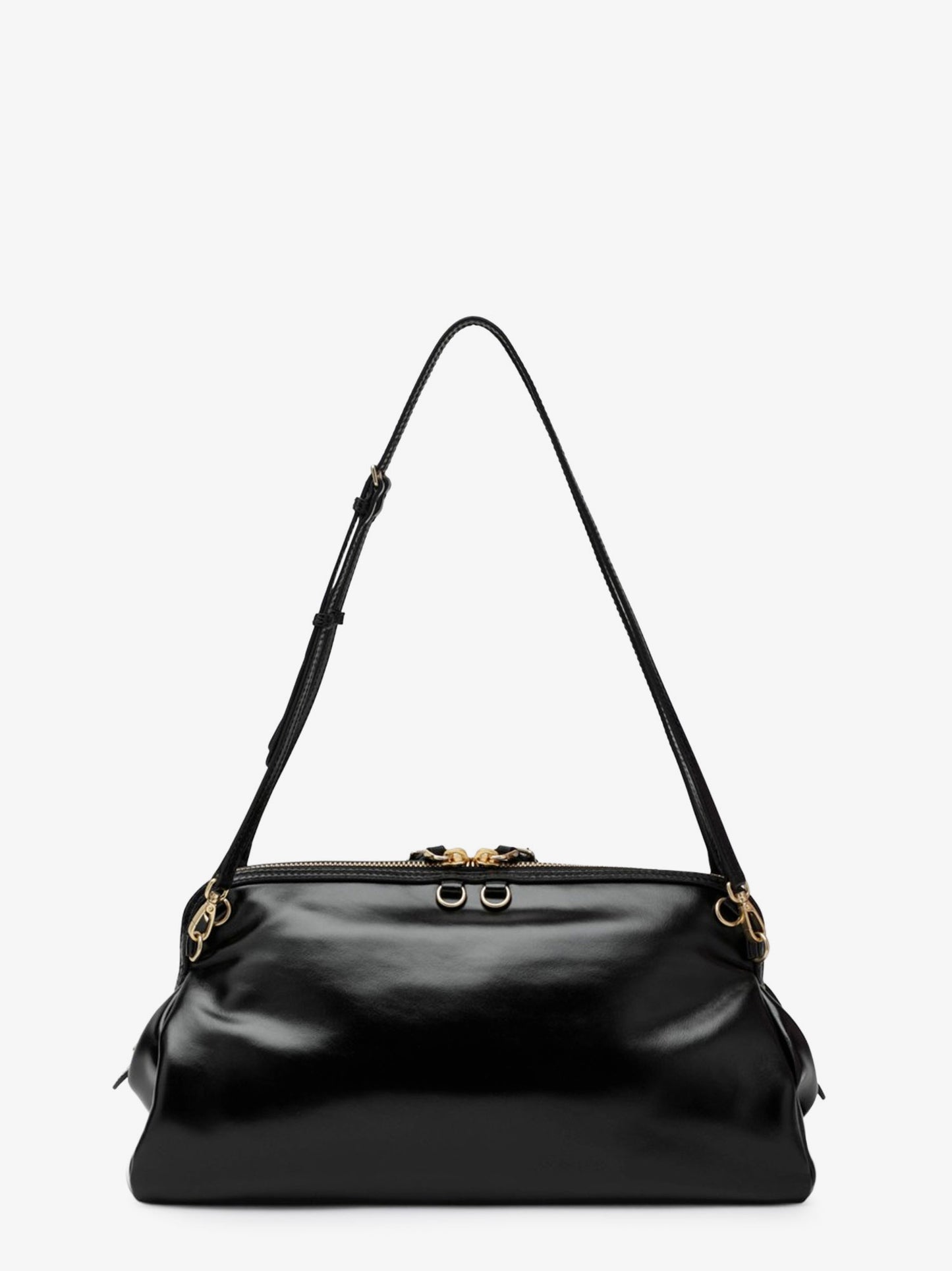 Leather shoulder bag