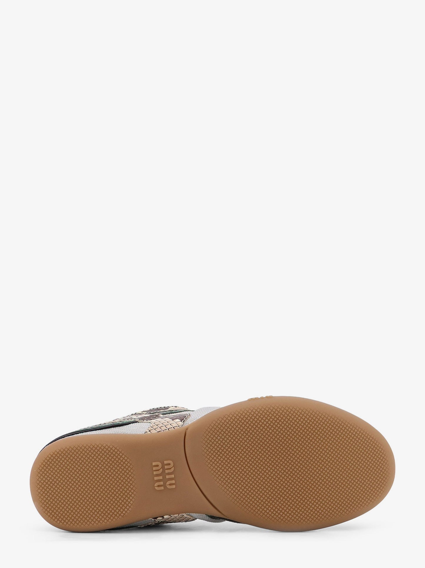 Gymnasium technical fabric and python-print Aisley sneakers