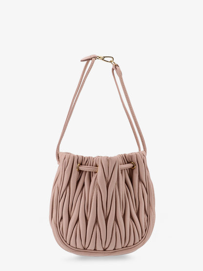 Matelassé leather bucket bag thumbnail