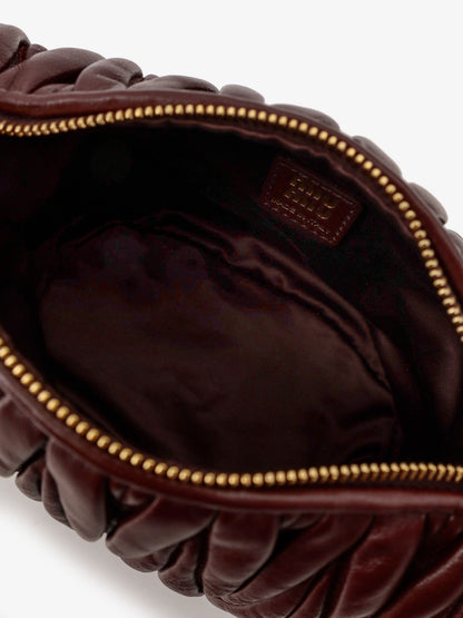 Matelassé leather handbag thumbnail