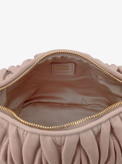 Matelassé leather handbag thumbnail