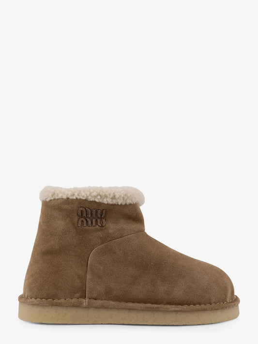 Suede ankle boots