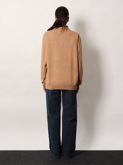 Cashmere Polo Shirt with Miu Miu embroidery thumbnail