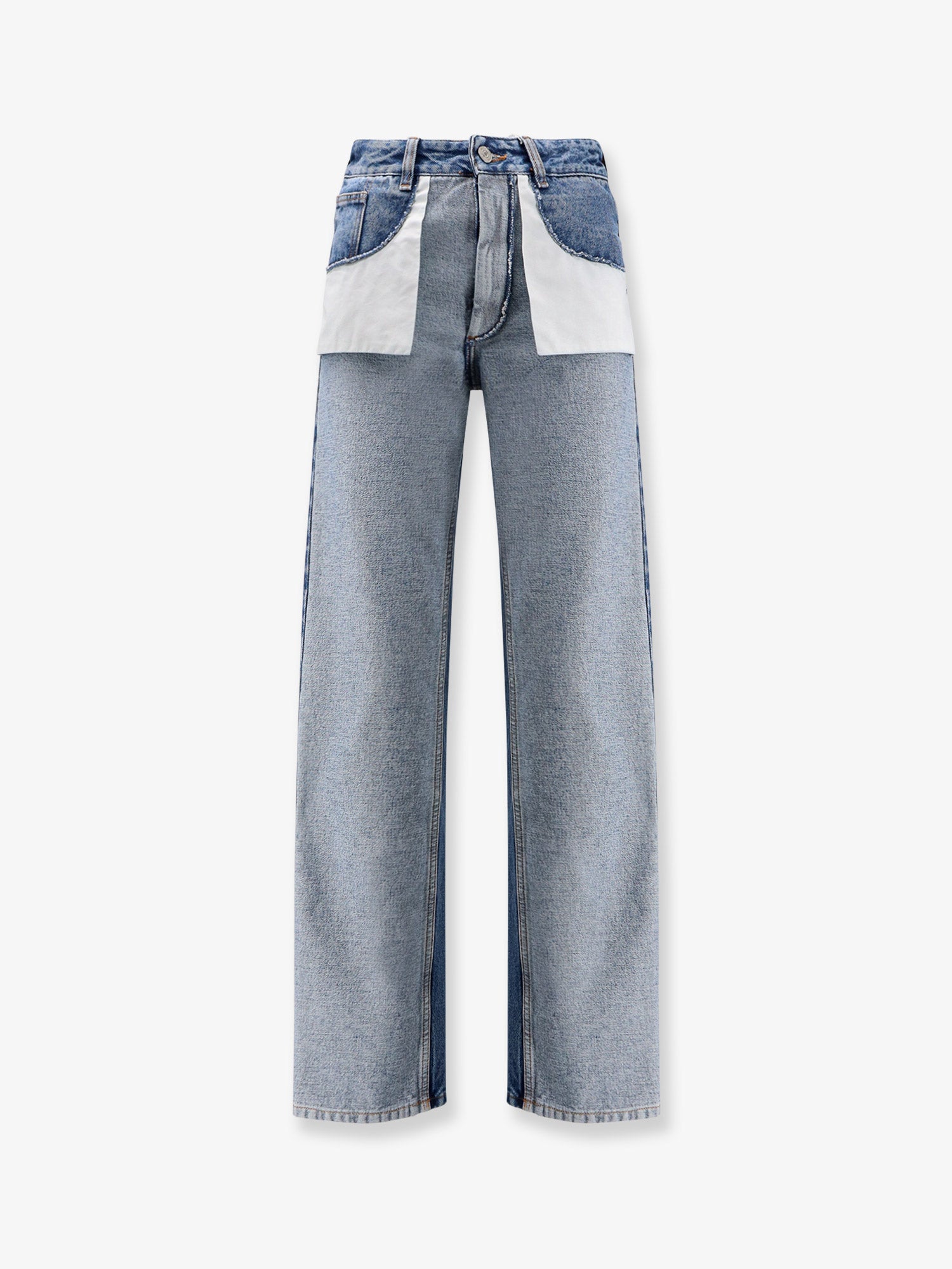 Straight leg jeans with reverse pockets MM6 MAISON MARGIELA