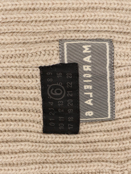Wool blend balaclava with distressed effect thumbnail