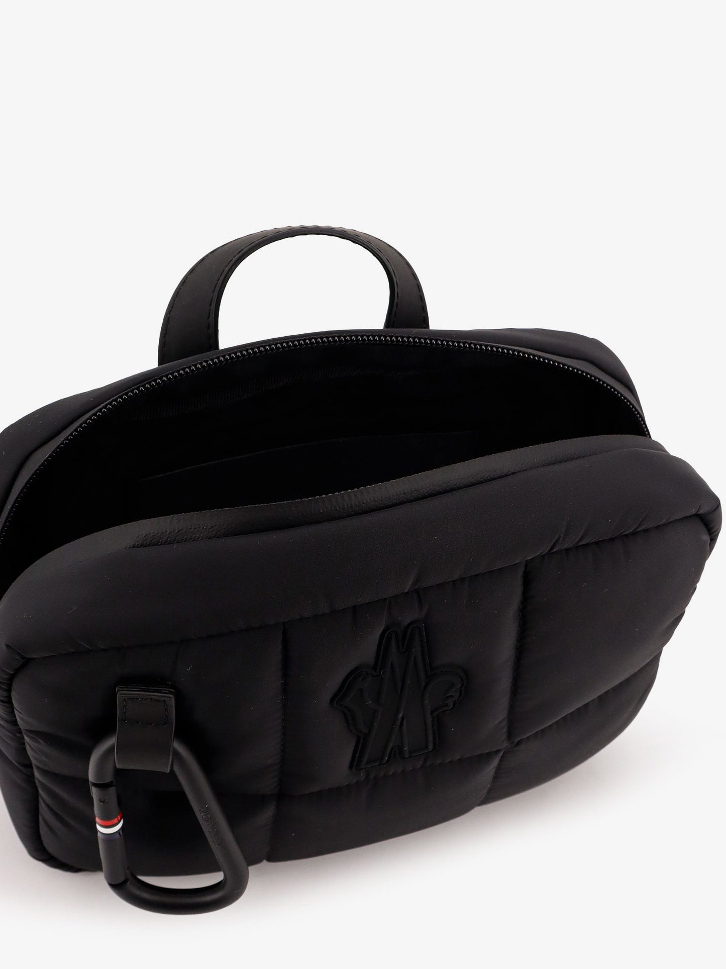 Nylon belt bag with embossed logo