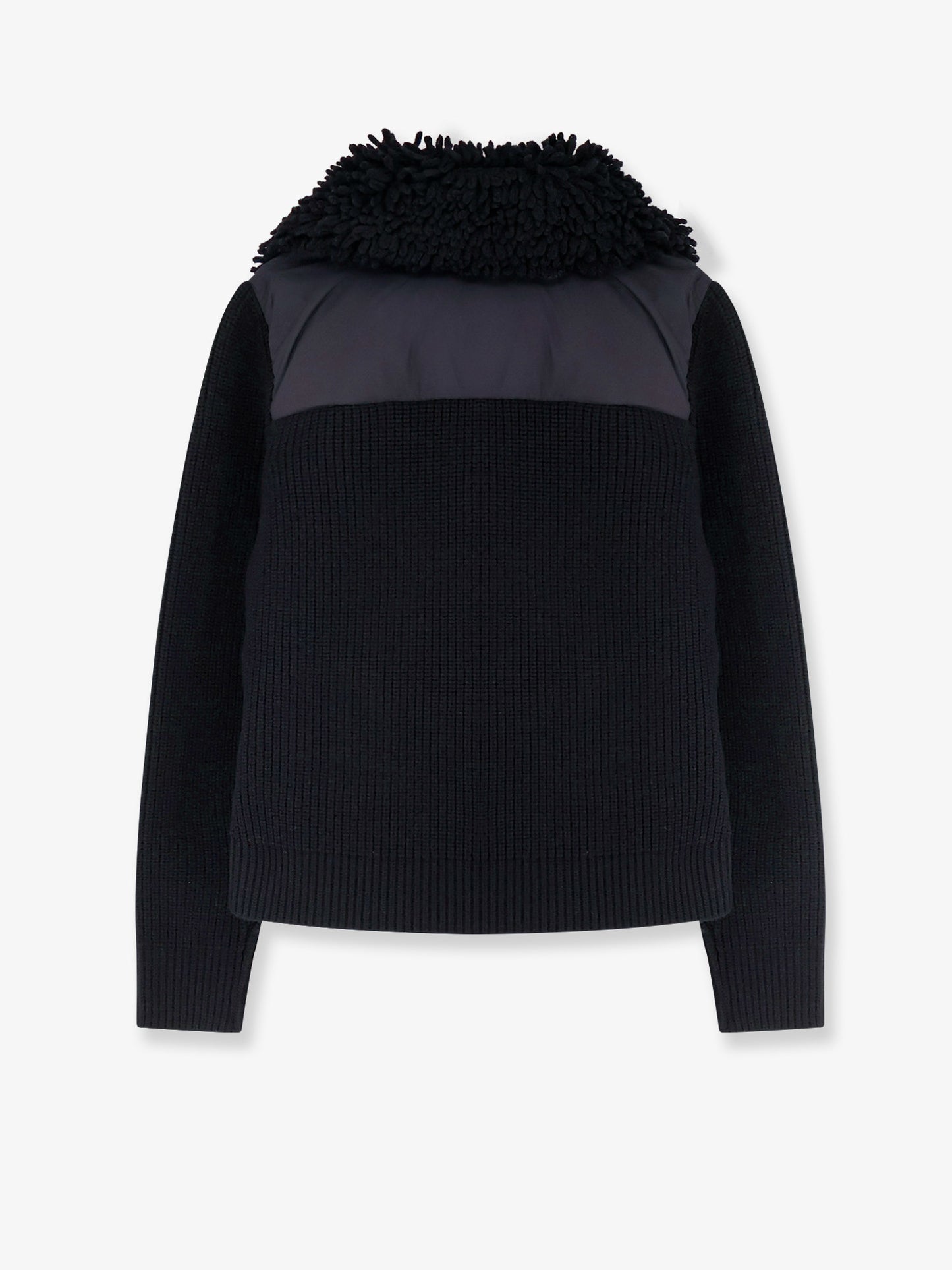 Down Jacket with wool inserts