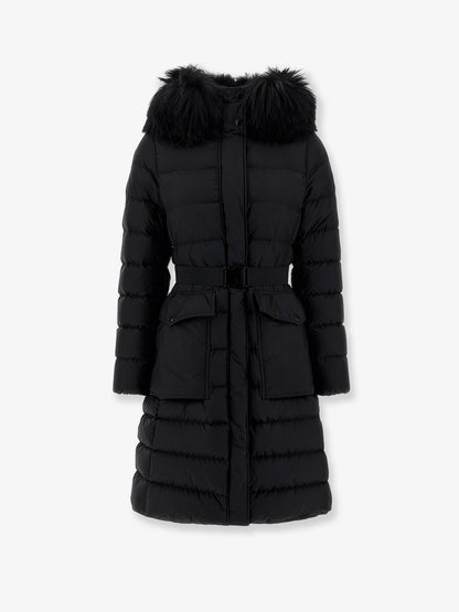 Khloesse nylon long down jacket thumbnail