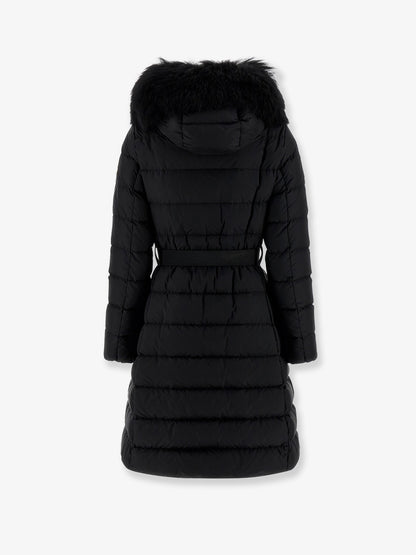 Khloesse nylon long down jacket thumbnail