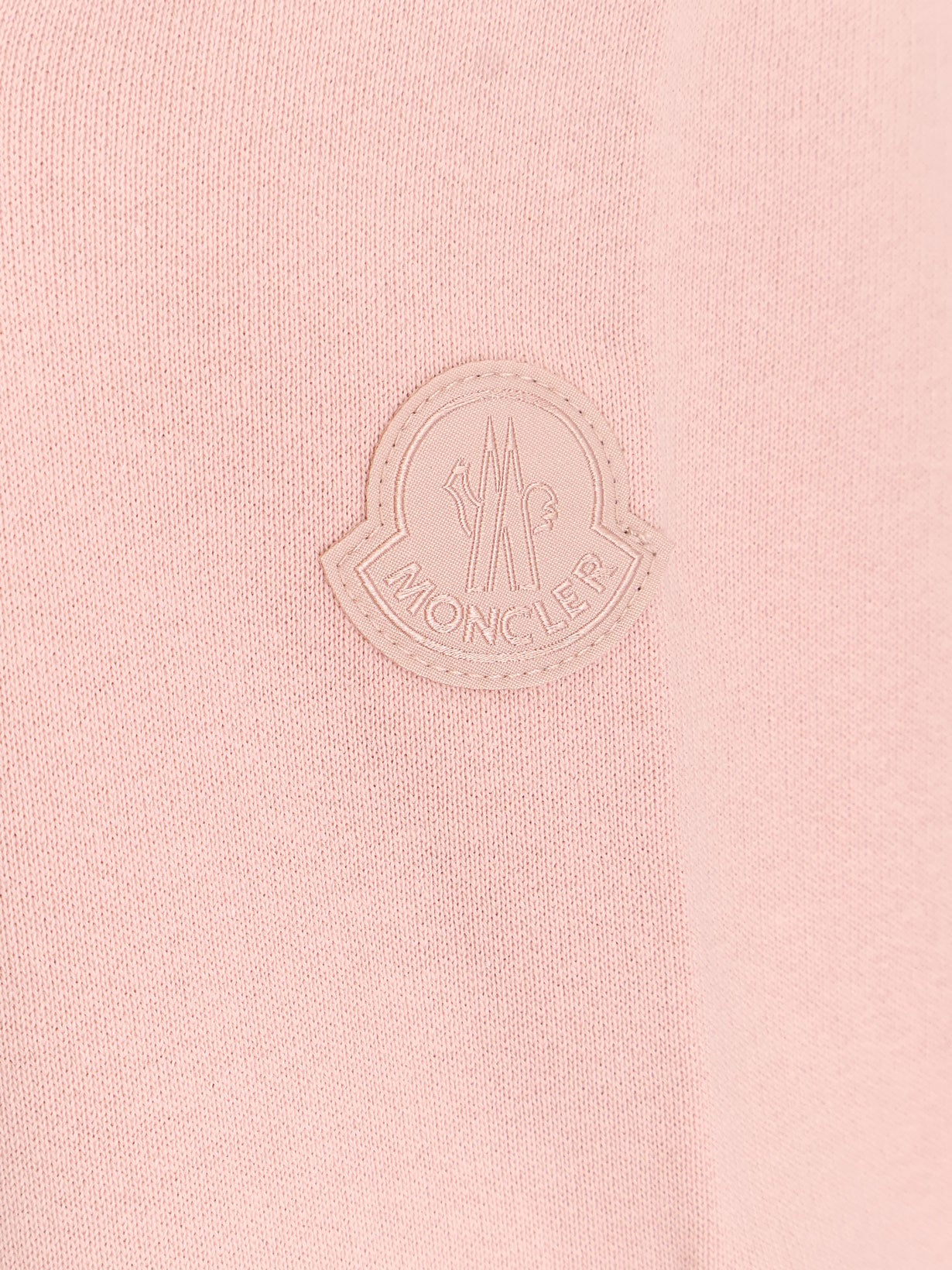 Cotton sweatshirt with Logo patch