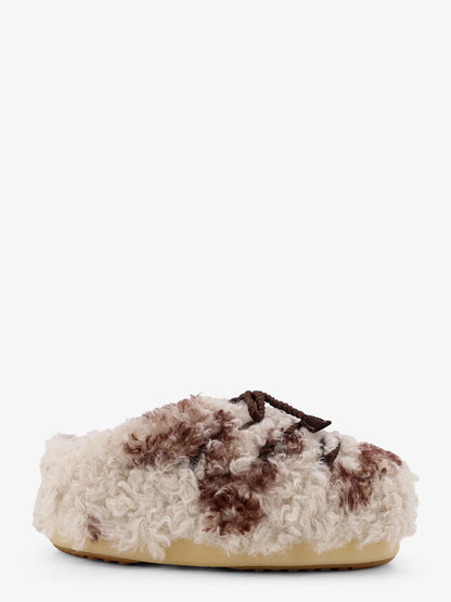 Low faux fur sandals thumbnail