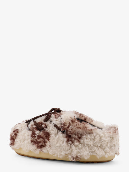 Low faux fur sandals thumbnail