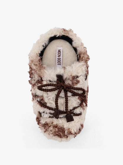 Low faux fur sandals thumbnail