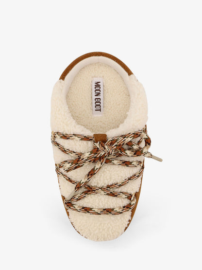 Shearling and suede slip-on thumbnail