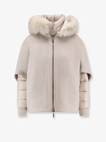 Pegaso-Cwr sleeveless wool and cashmere coat thumbnail