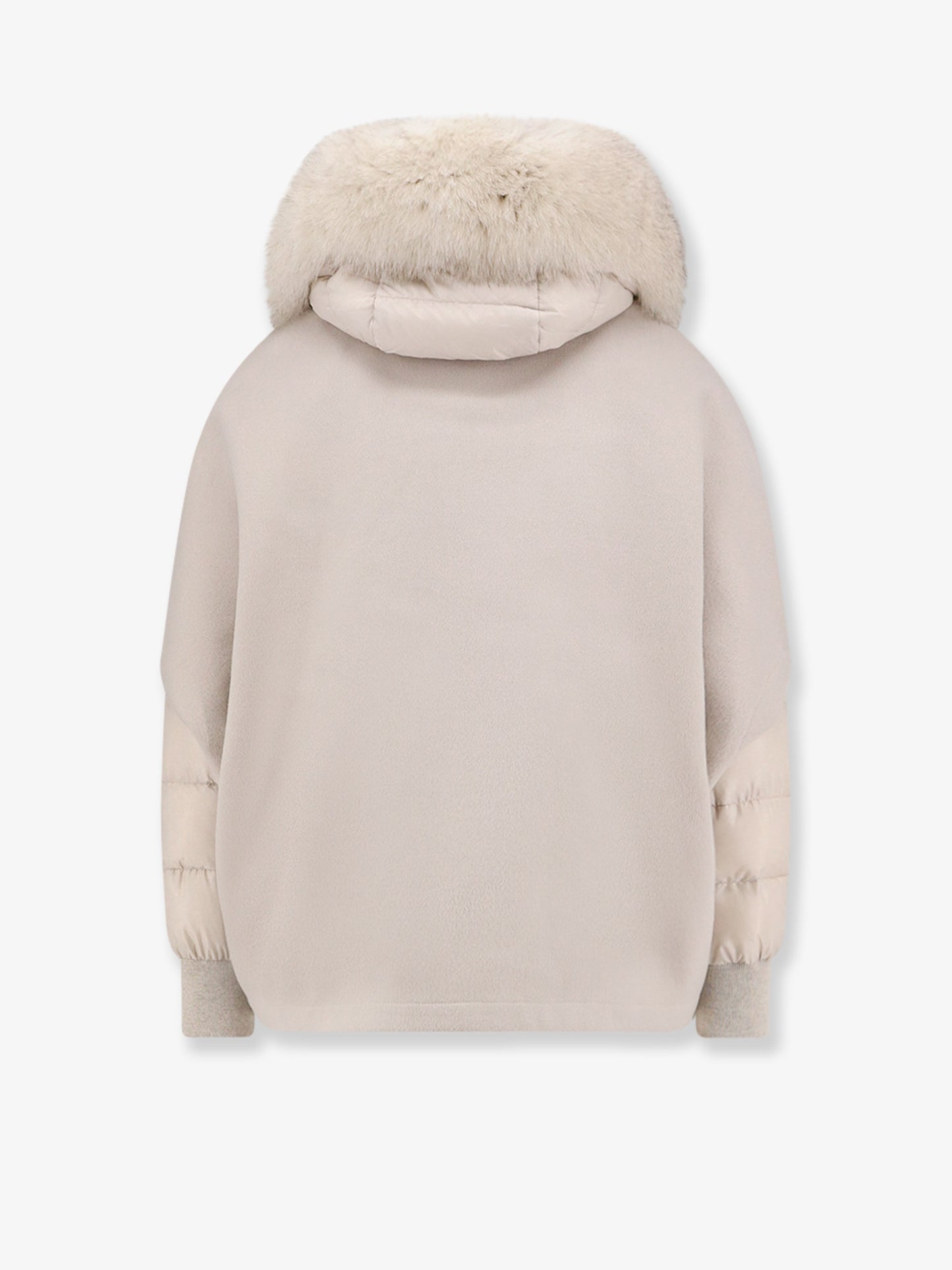 Pegaso-Cwr sleeveless wool and cashmere coat