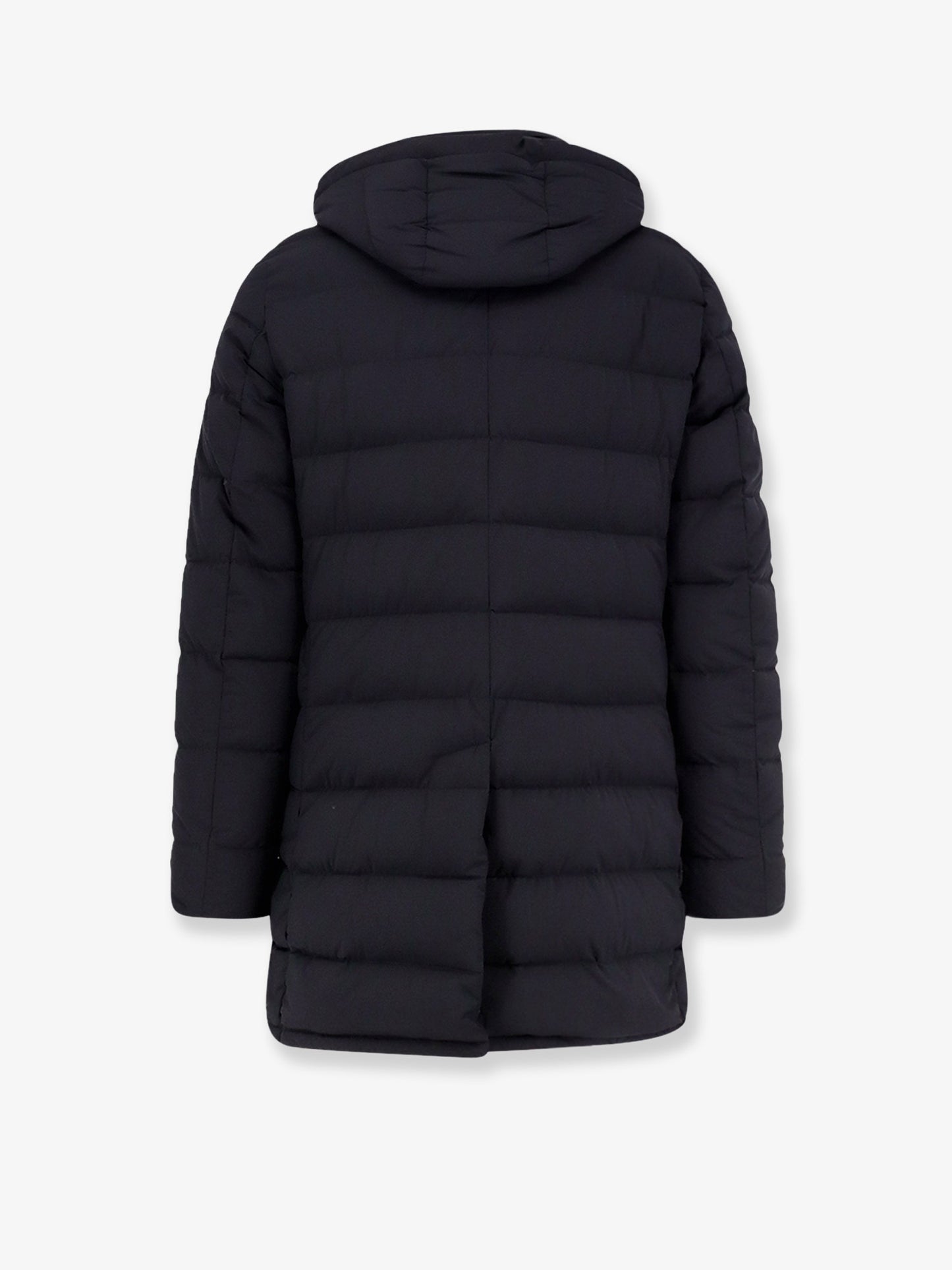 Calandri-KN down jacket with removable hood