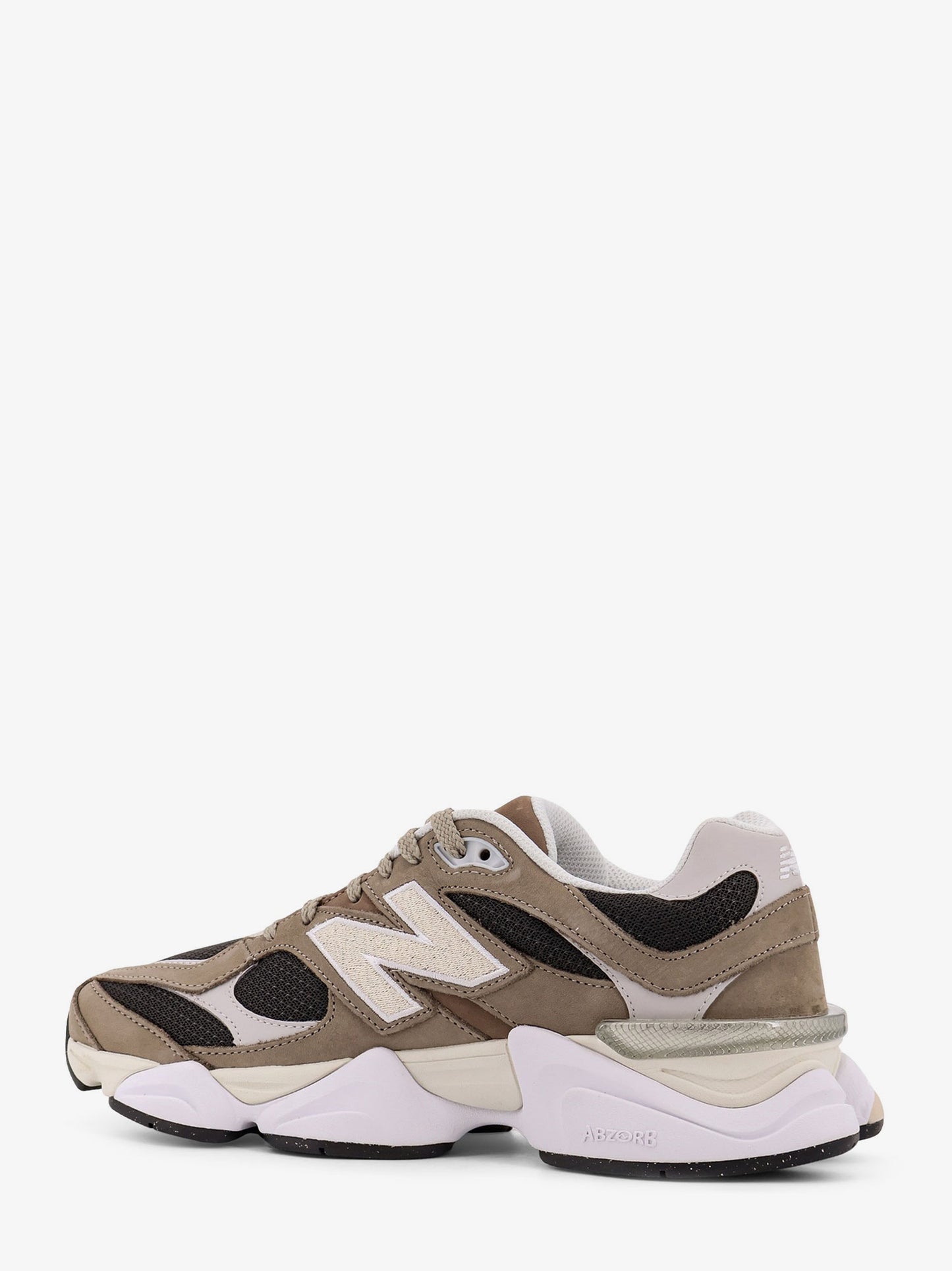 9060 low-top mesh sneakers with suede interts