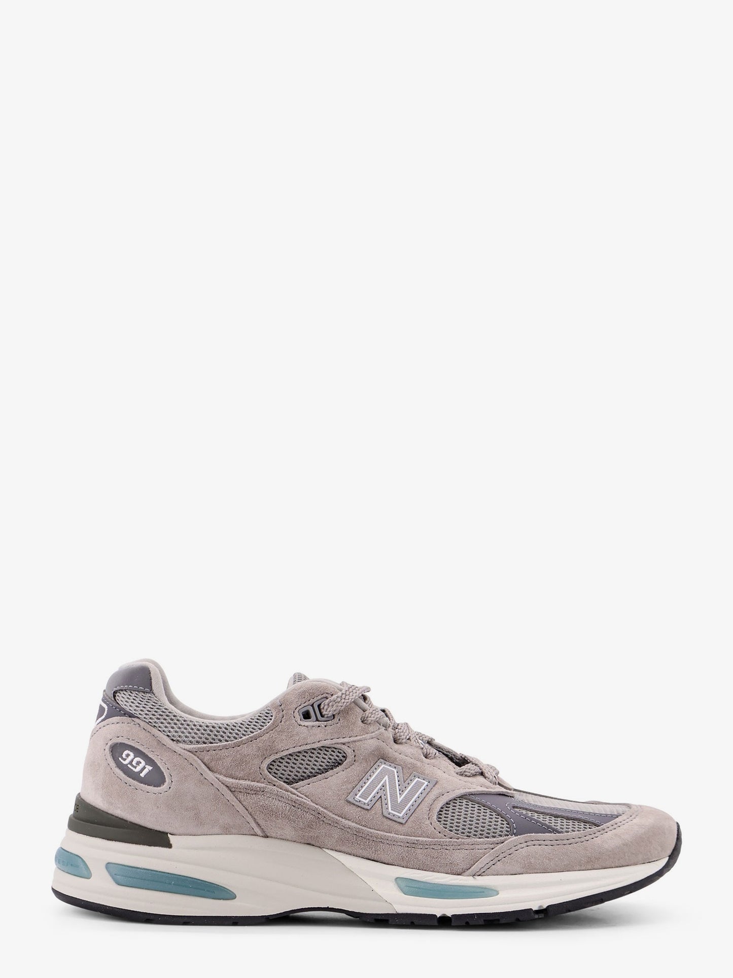 991 suede and mesh running sneakers