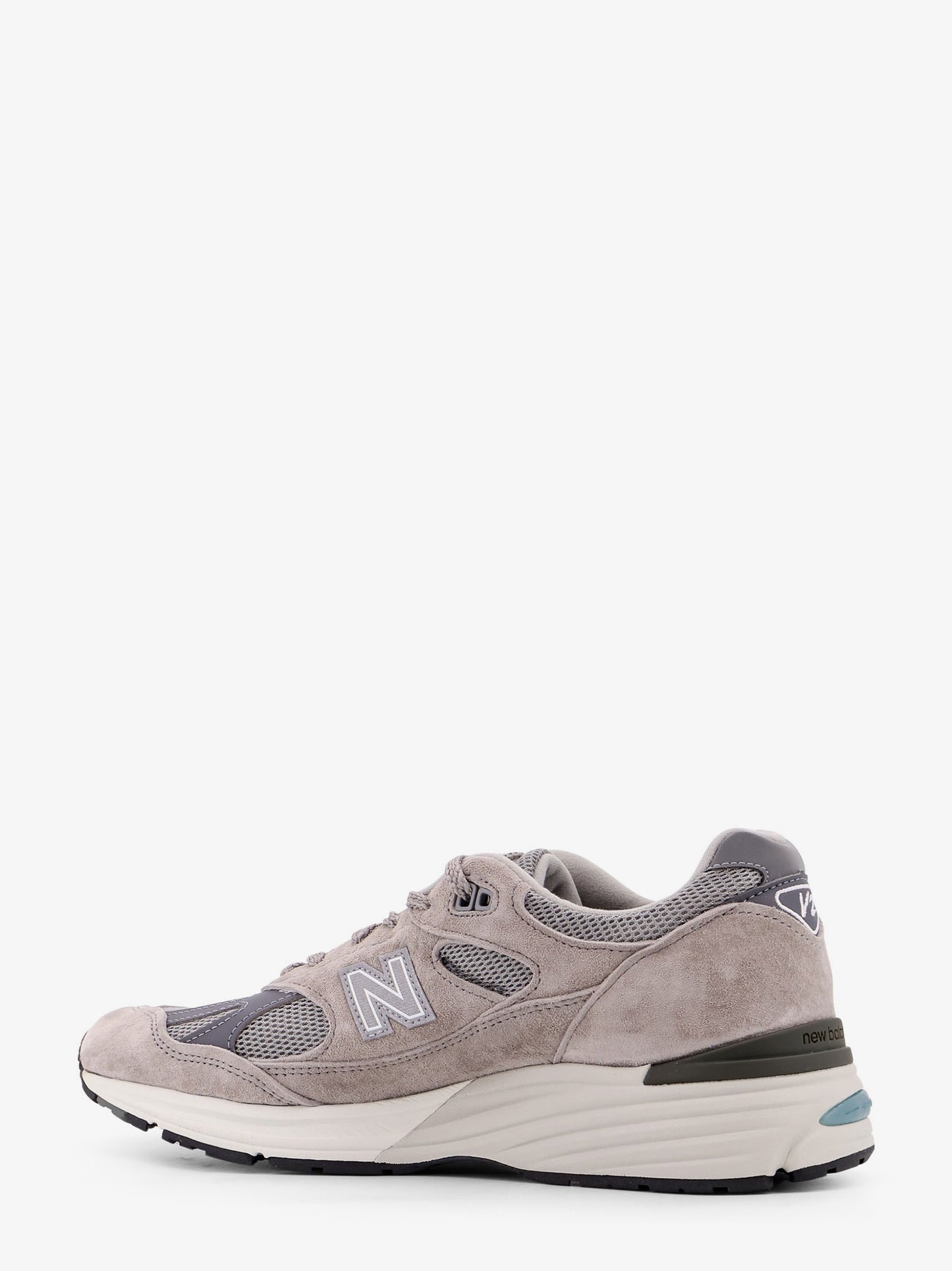 991 suede and mesh running sneakers