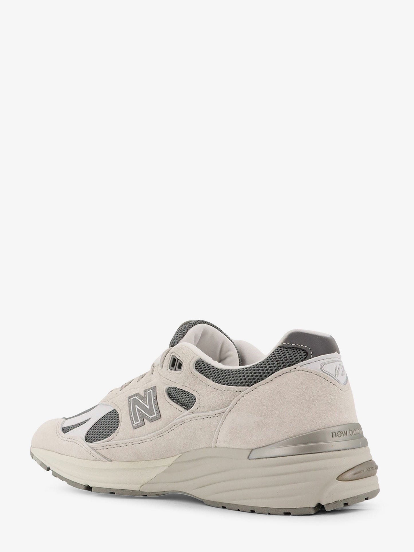 991 mesh and suede low-top sneakers