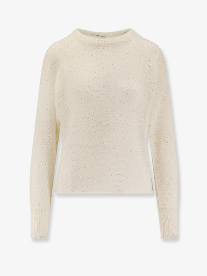 Mohair blend sweater with sequins thumbnail