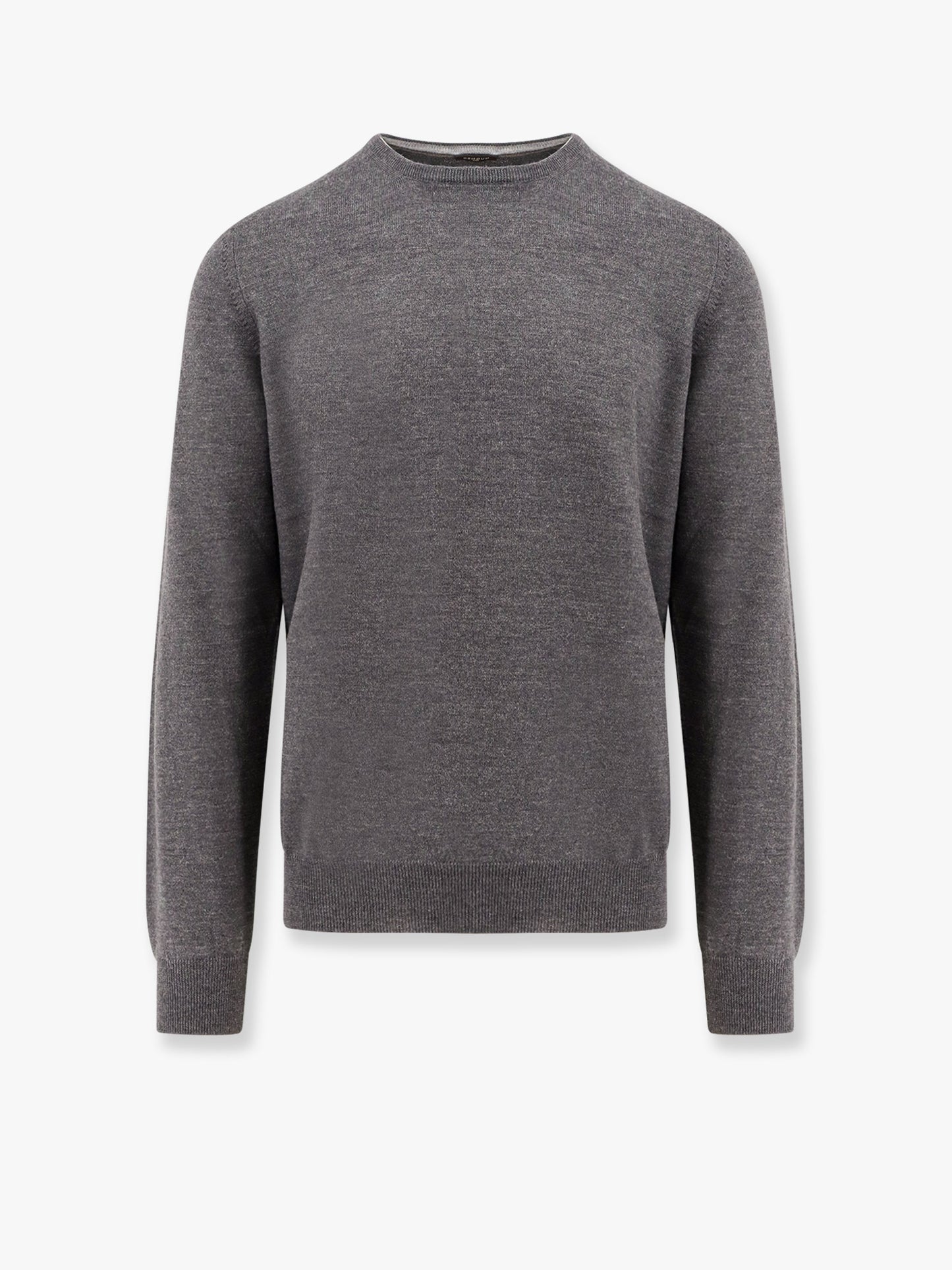 Virgin wool basic sweater