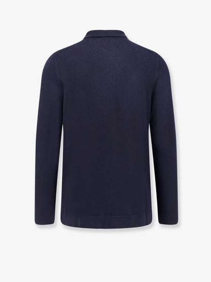 Virgin wool cardigan with collar thumbnail