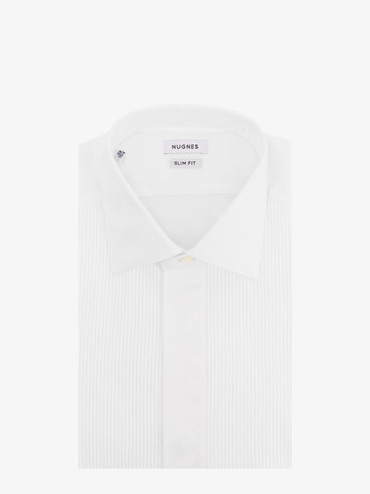 Cotton shirt with pleated detail thumbnail