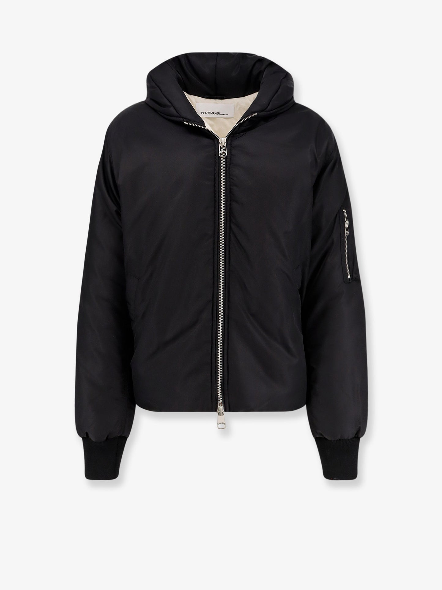 Cropped Hood nyln bomber with padding