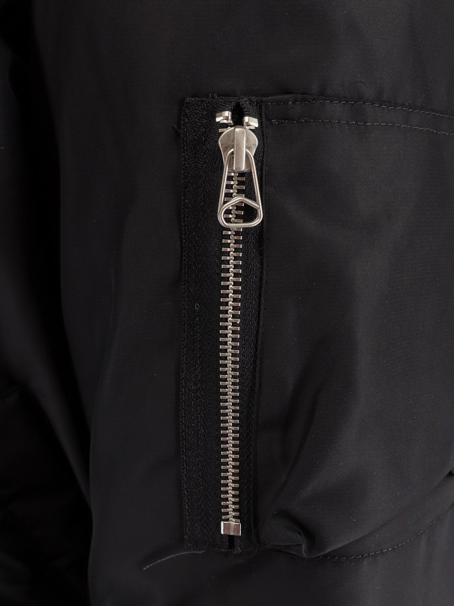 Cropped Hood nyln bomber with padding