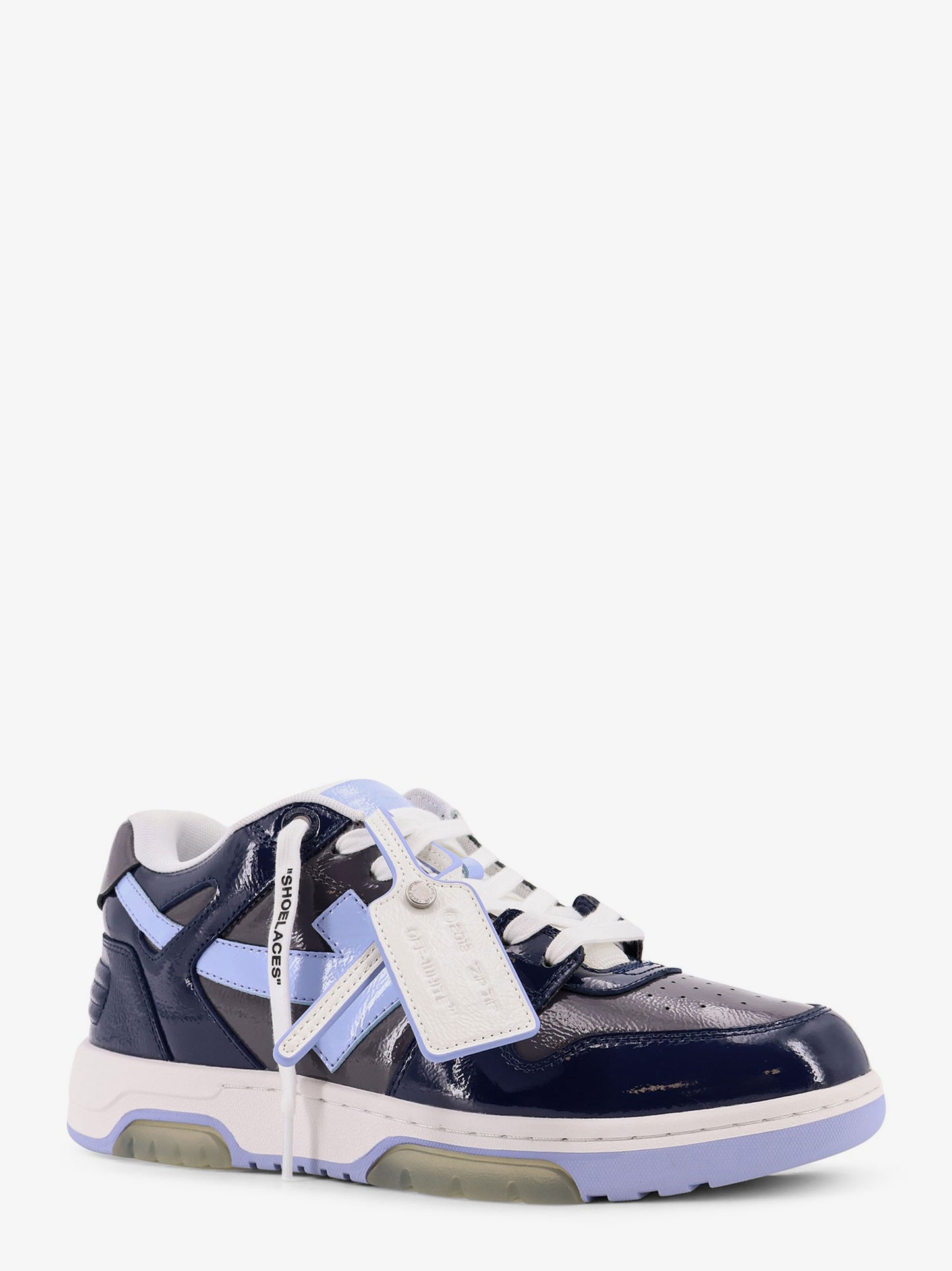 OOO Patent Lea low-top patent leather sneakers