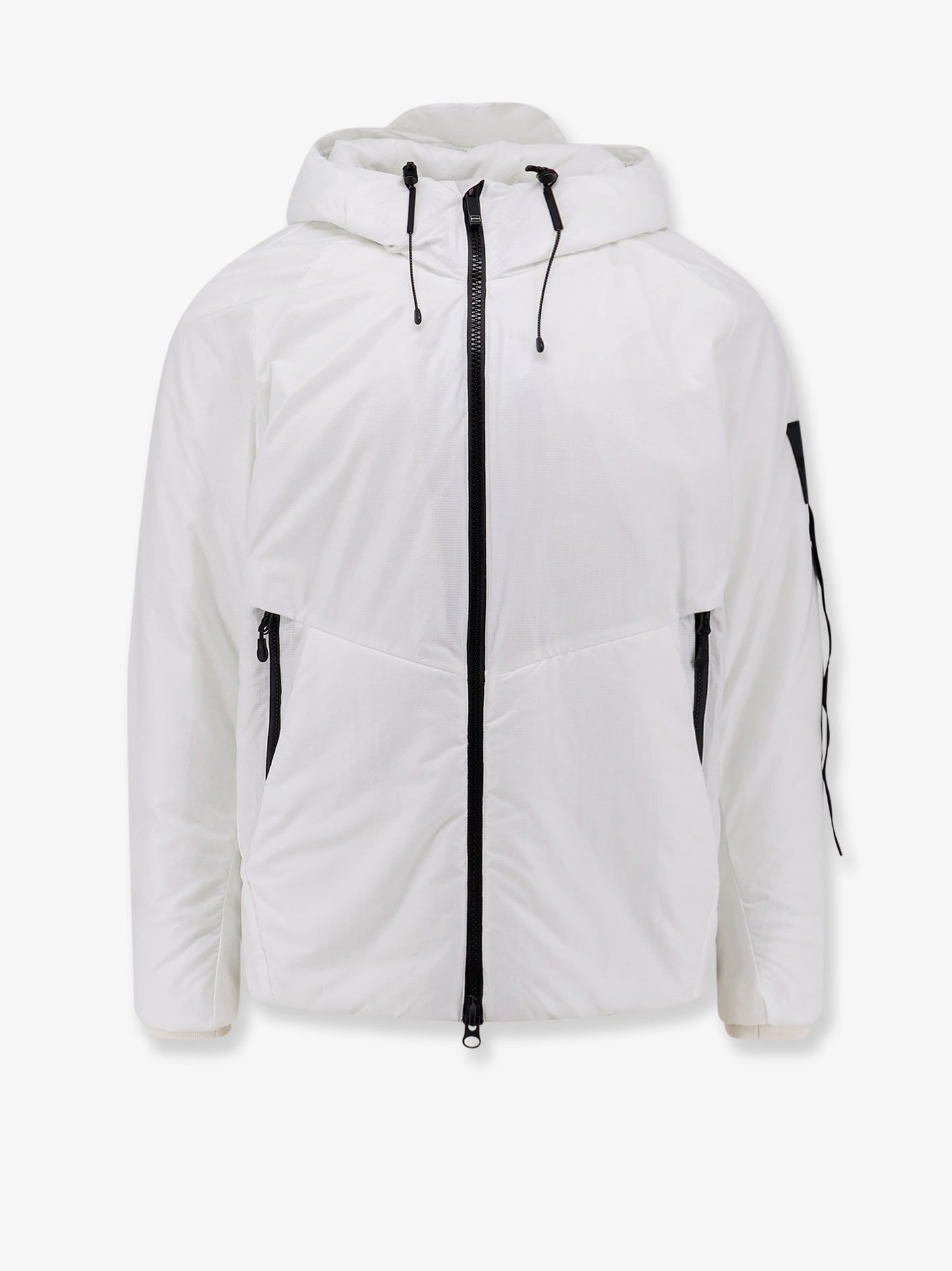 Airy nylon down jacket