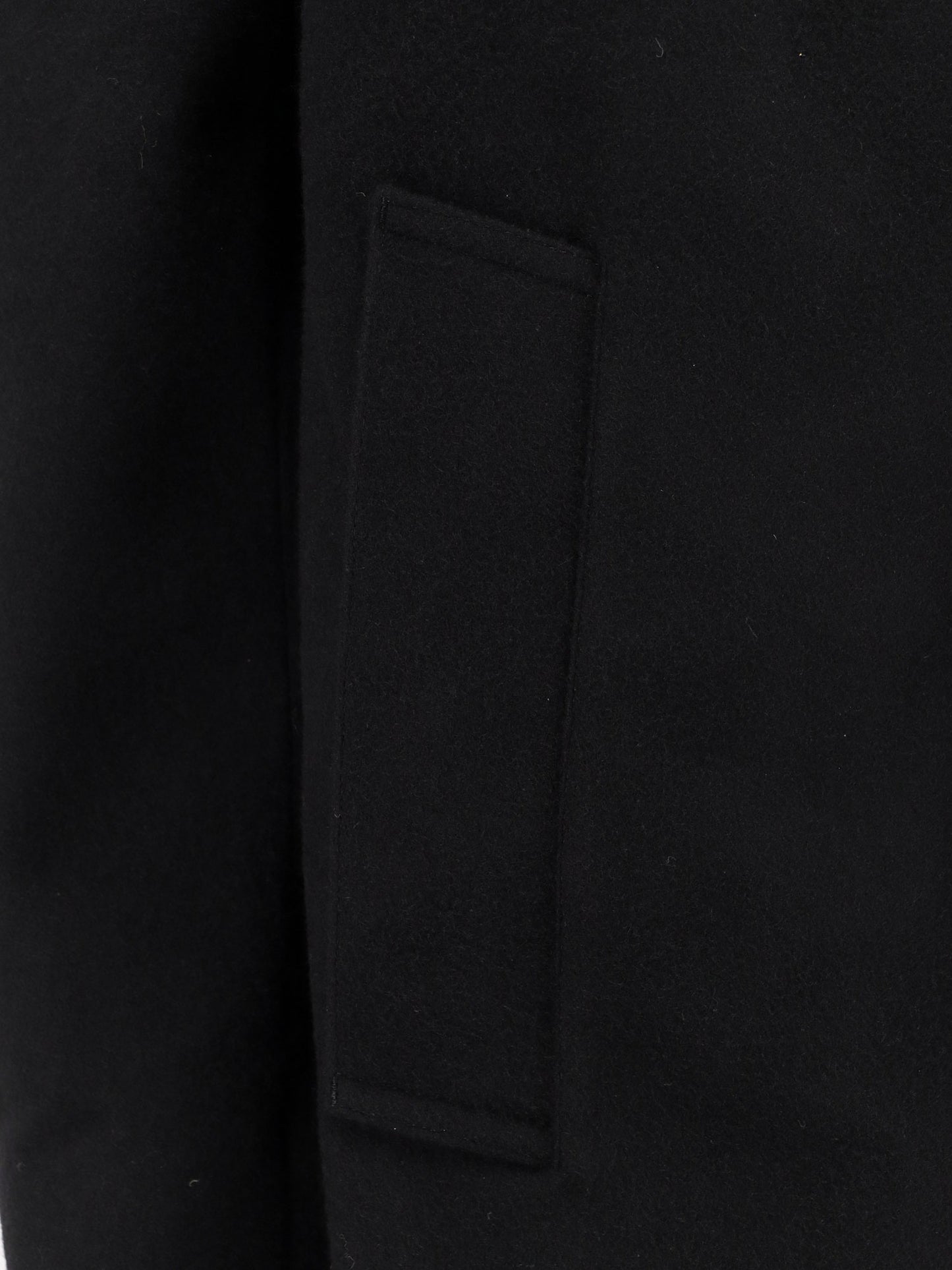 Cantuccio Felt wool coat with padded lining