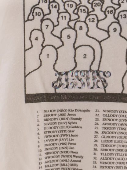 Cotton blend t-shirt with frontal prints thumbnail