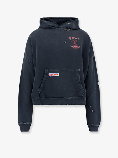 Paly cotton sweatshirt with Destroyed effect thumbnail