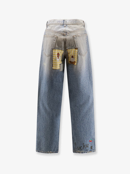 Lucky Stone-Washed cotton Jeans thumbnail