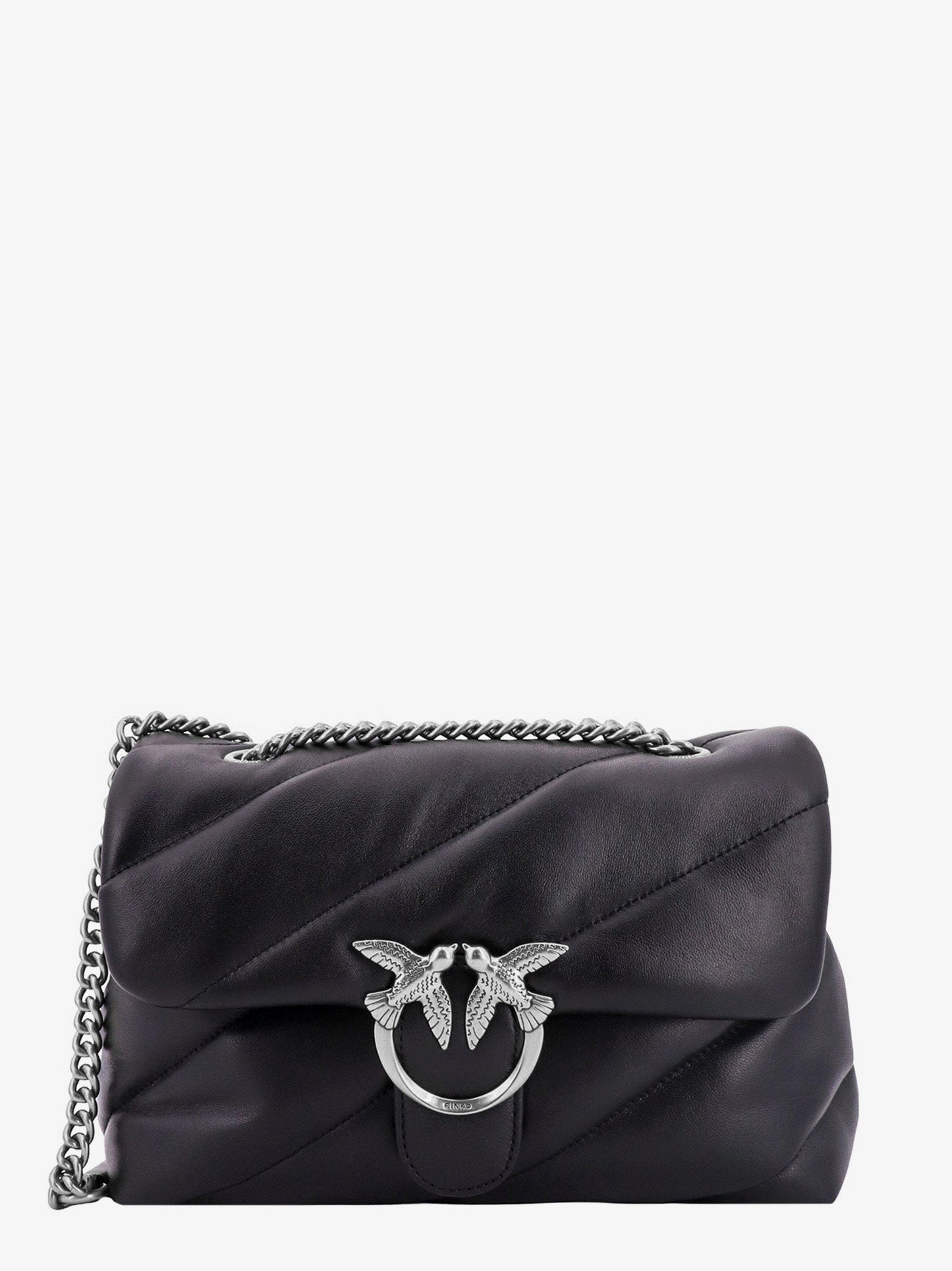 Matelassé leather shoulder bag