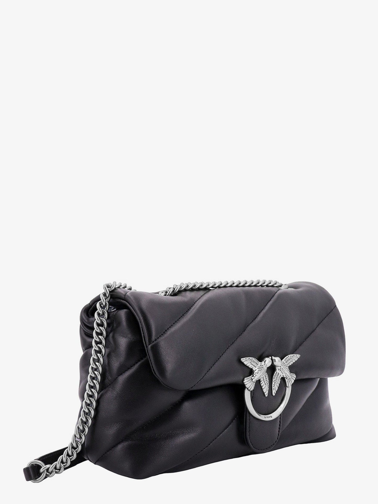 Matelassé leather shoulder bag