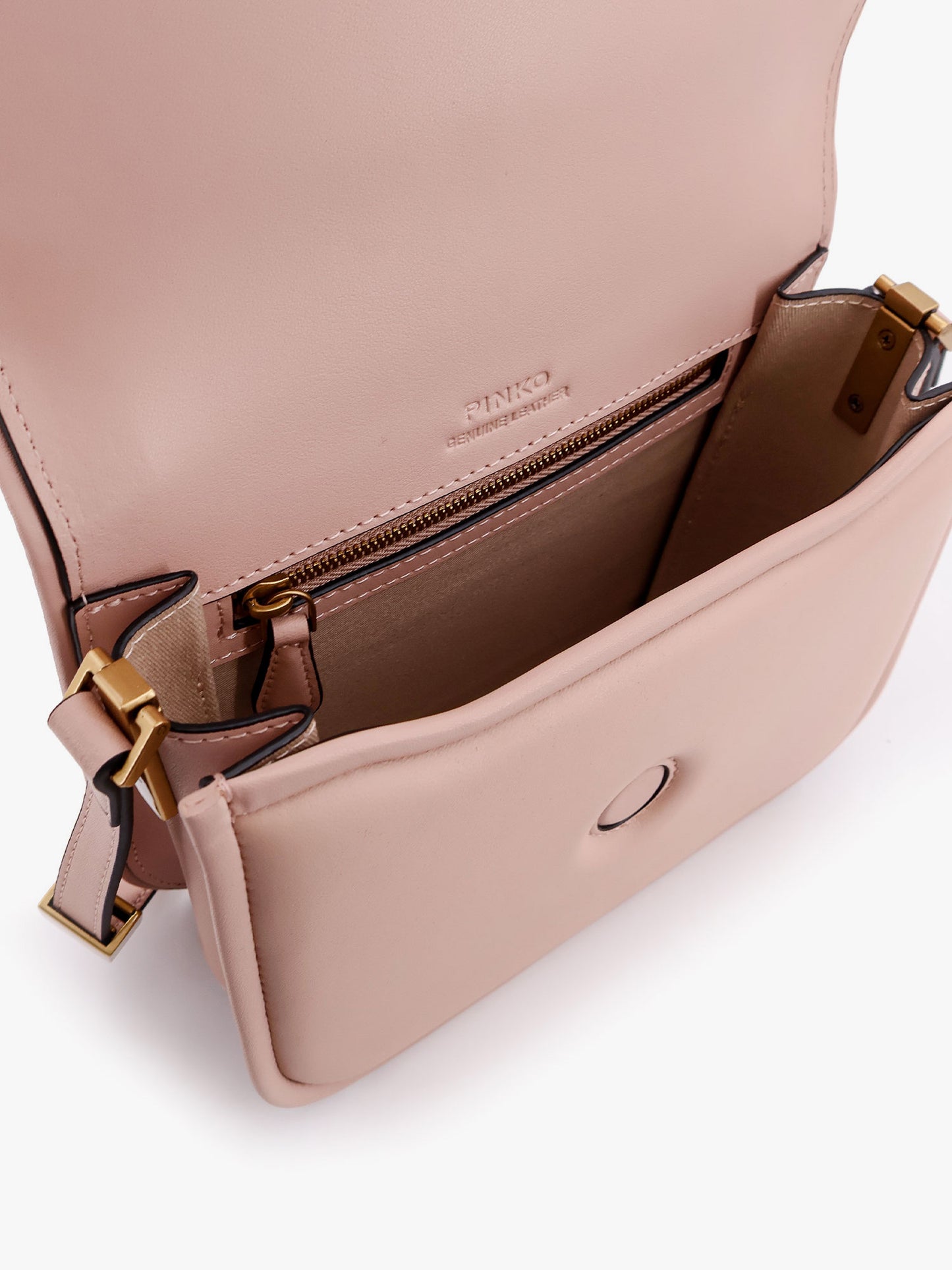 Love Box leather crossbody bag