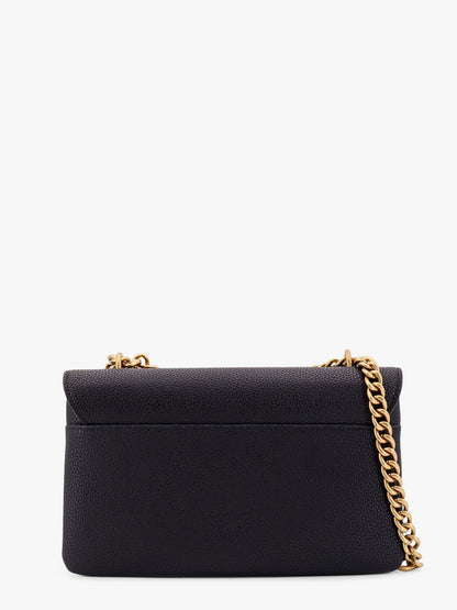 Borsa a tracolla in pelle con fibbia love birds in metallo thumbnail