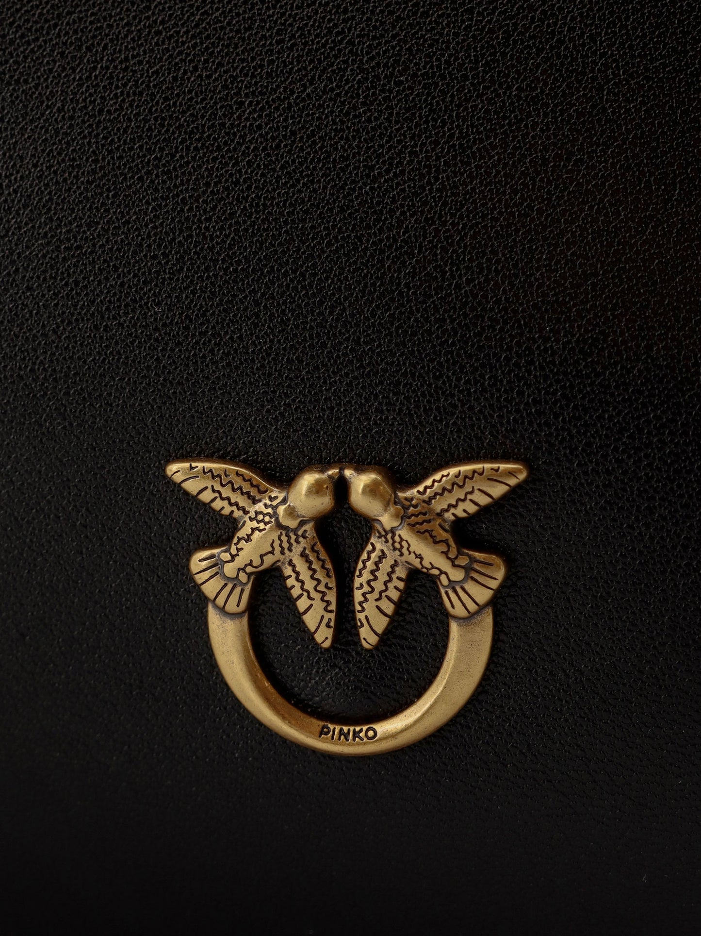 Triplet leather shoulder bag