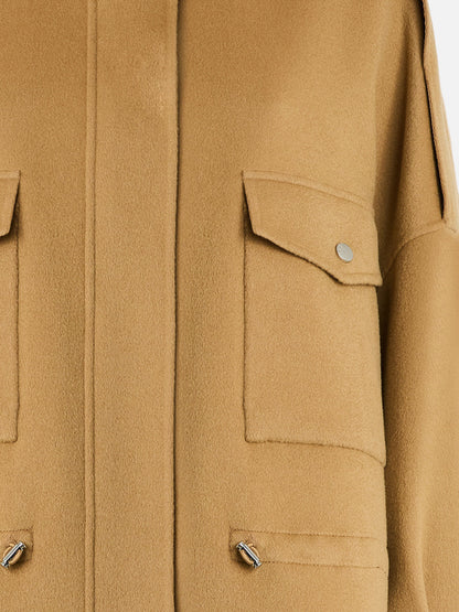 Crostino Caban cloth peacoat thumbnail