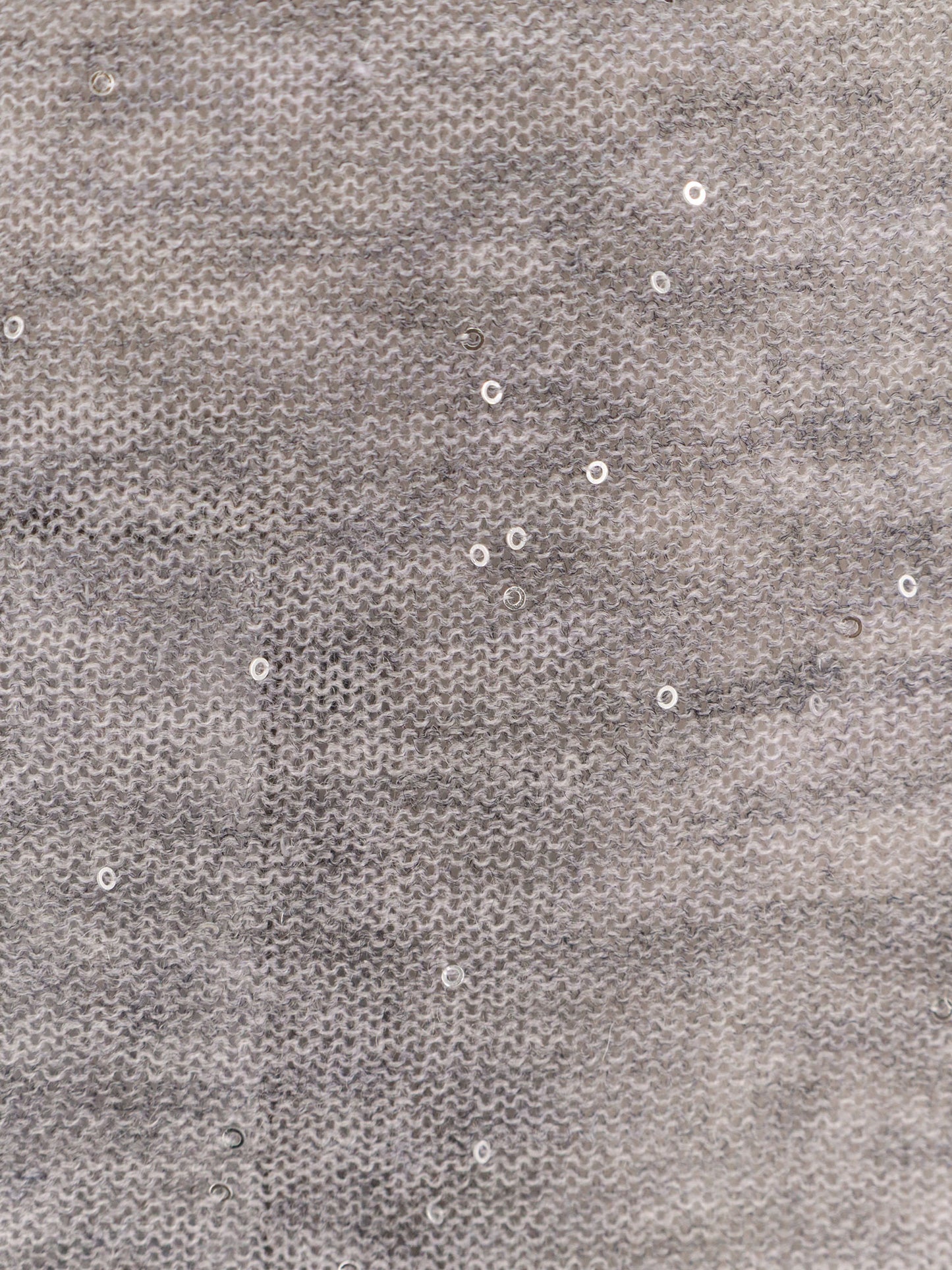 Top Pico in lana con strass