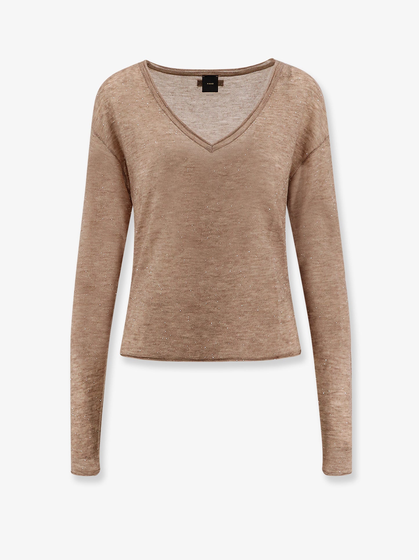 Salomone wool sweater with micro sequins